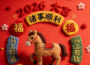 小奔祝大家新年快樂，初八見！